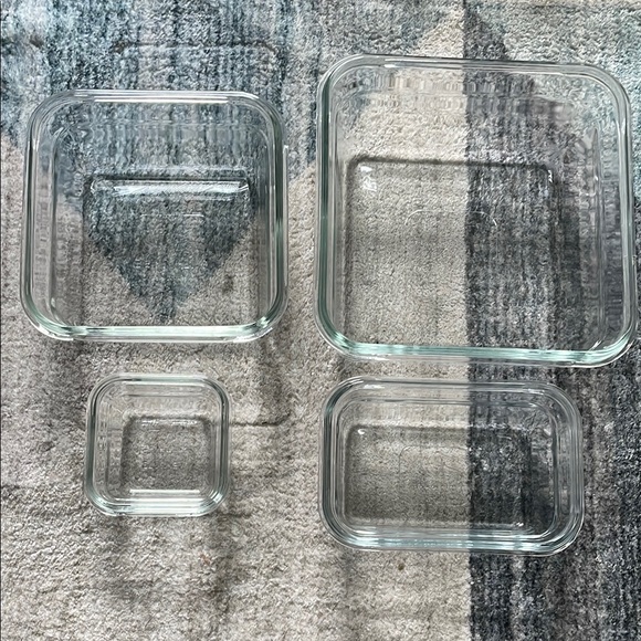 Glass Food Storage Container Set - Picture 1 of 7